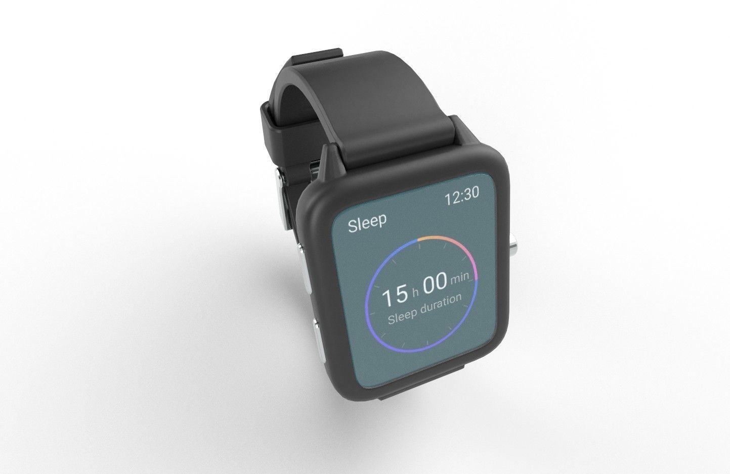 Smart Watch 02 Low-poly 3D model_12