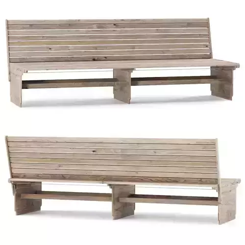 Eva wooden bench EV15 by Bpoint Design 