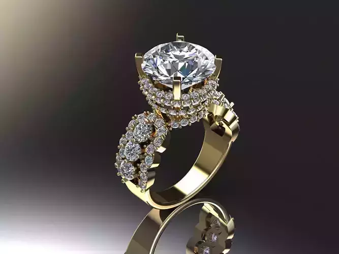 diamond ring new cad design 
