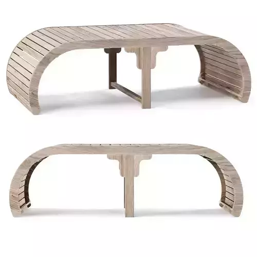 Eva wooden bench EV16 by Bpoint Design 