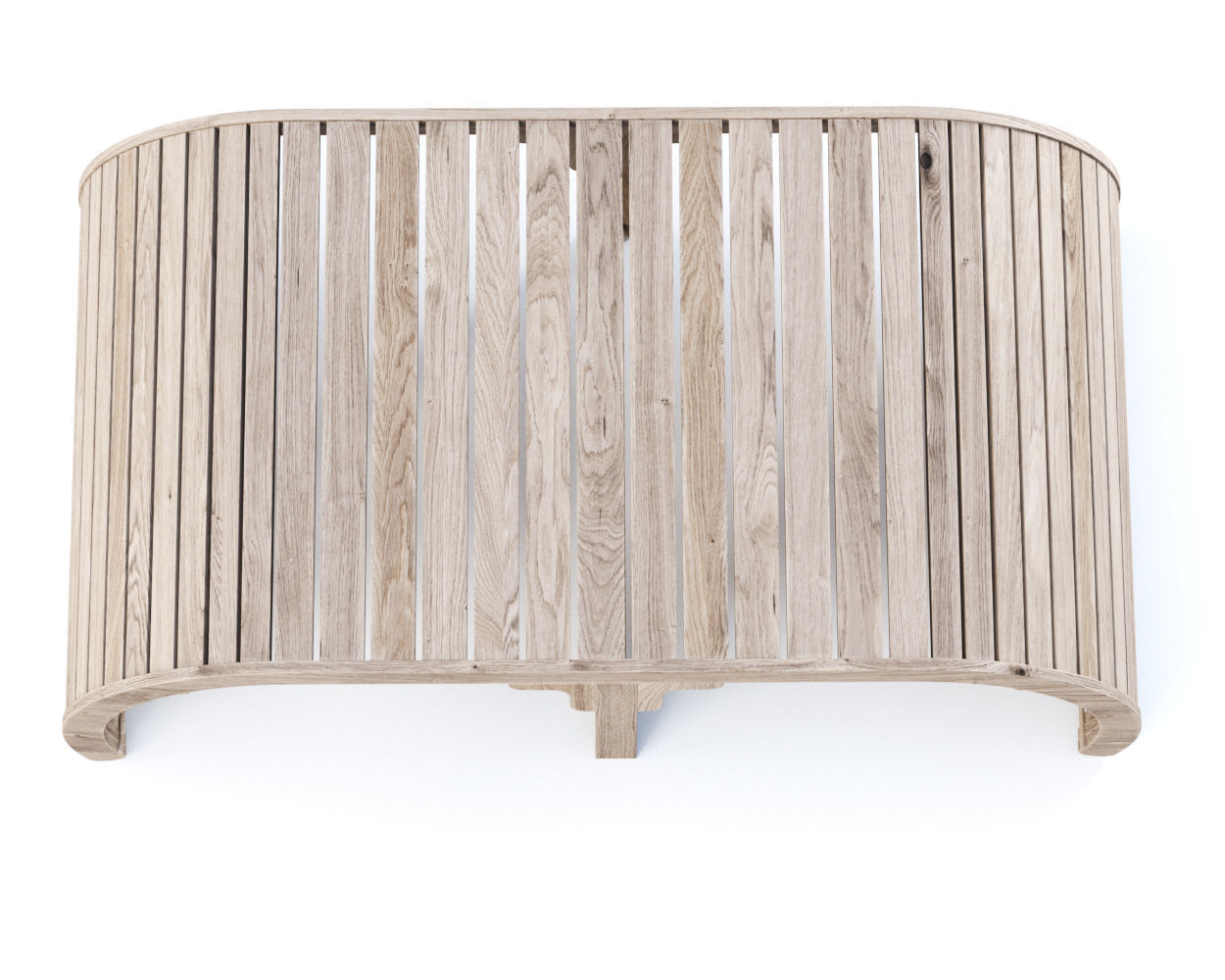Eva wooden bench EV16 by Bpoint Design  3D model_3