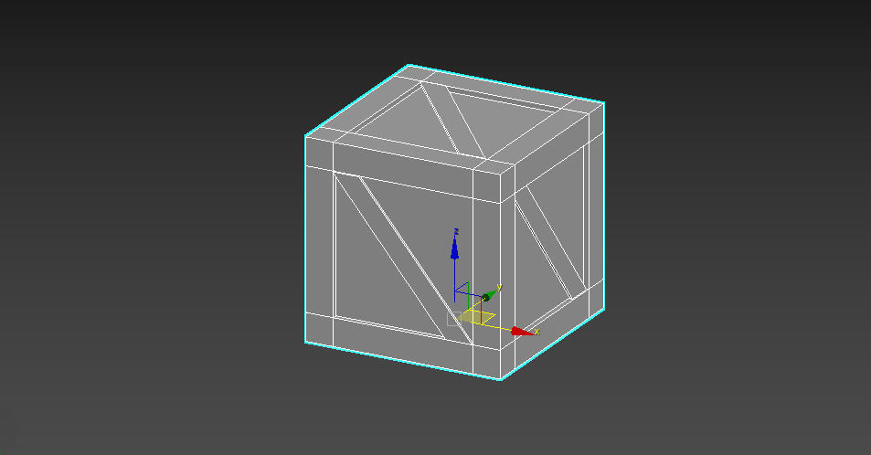 crate wooden box Free low-poly 3D model_2