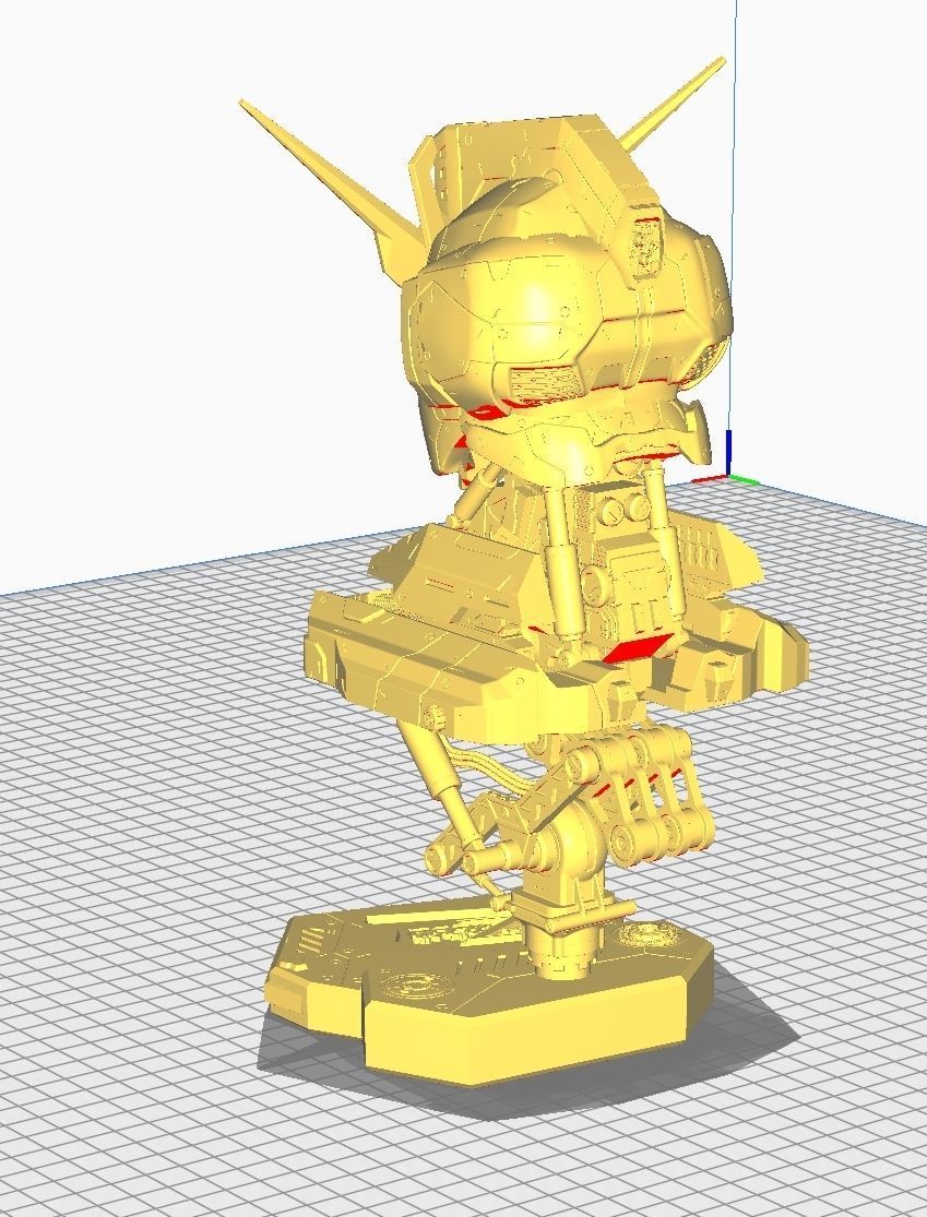 ZETA Gundam Head 3D print model_25