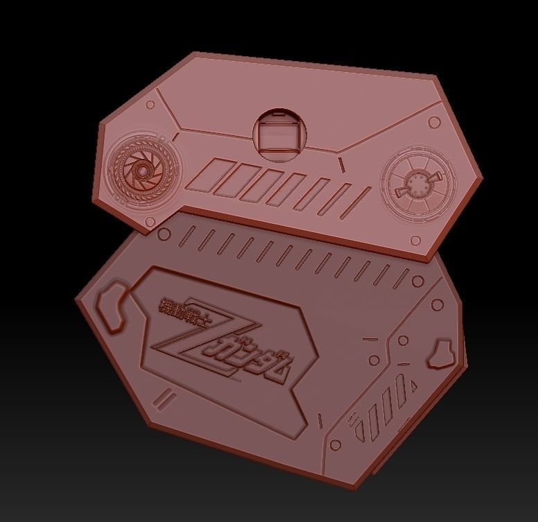 ZETA Gundam Head 3D print model_21