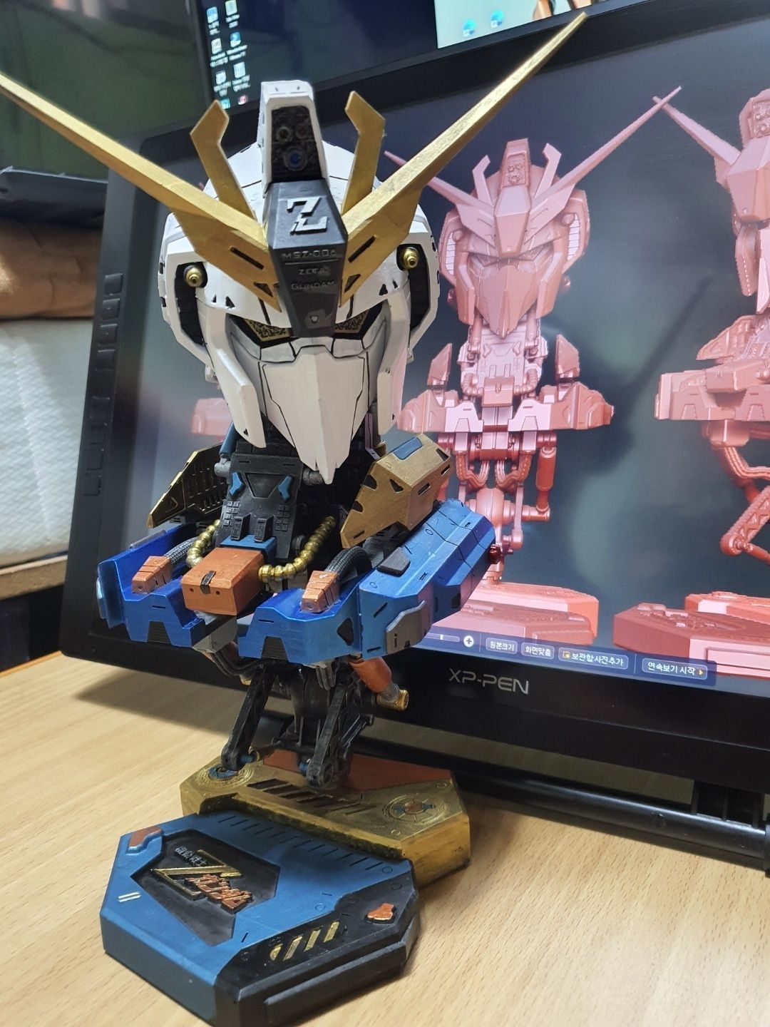 ZETA Gundam Head 3D print model_6