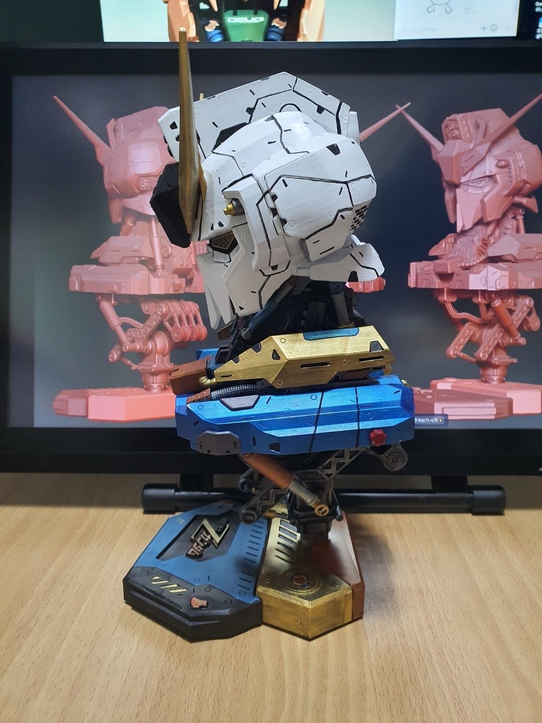 ZETA Gundam Head 3D print model_2