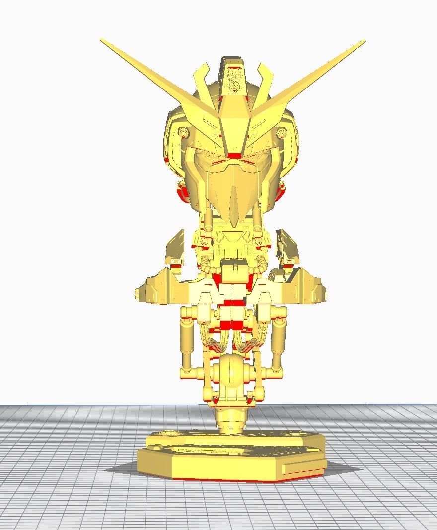 ZETA Gundam Head 3D print model_23