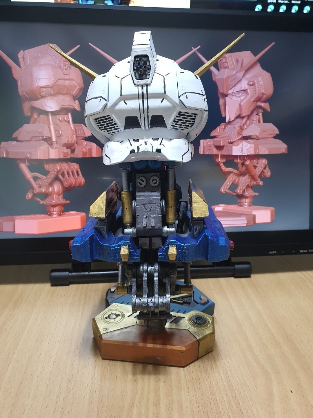 ZETA Gundam Head 3D print model_4