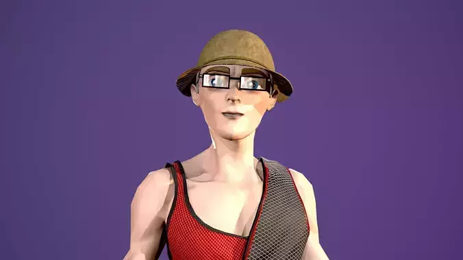 Shooter man with bow and arrow