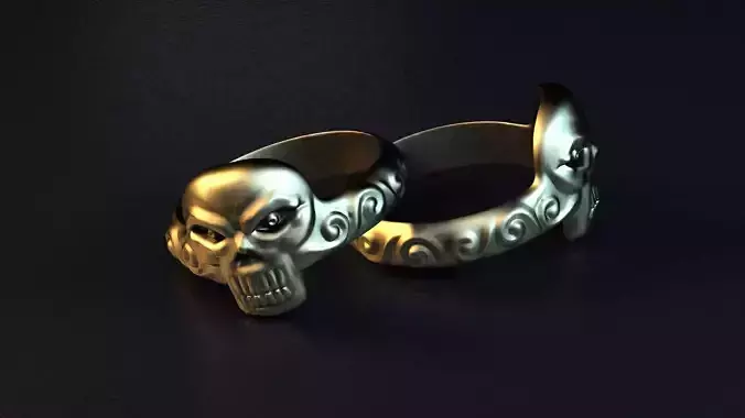 fashion ring A008 3D print model