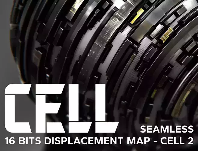 CELL2 - 6K Seamless Displacement Map Texture Texture