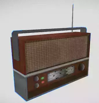 Retro 80s Electronic Radio
