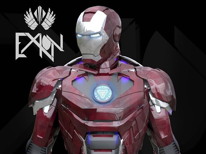 Iron Man MK 55 The Shining 3D model