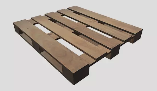 Wood Pallet Free 3D model_0