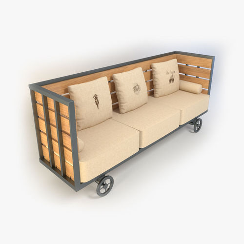 Vintage Couch 3D model