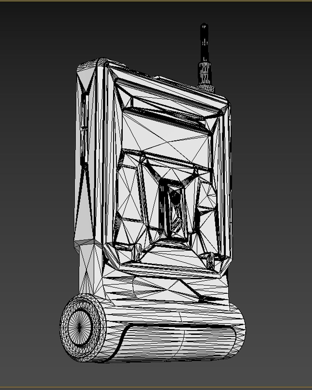 Sci-fi Remote Device 02 Low-poly 3D model_8