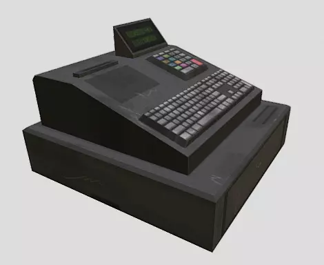 Cash Register Free 3D model