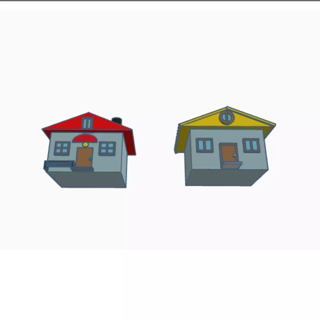 home house Free low-poly 3D model