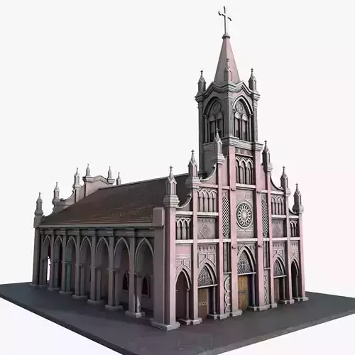 Church Da Nang cathedral model