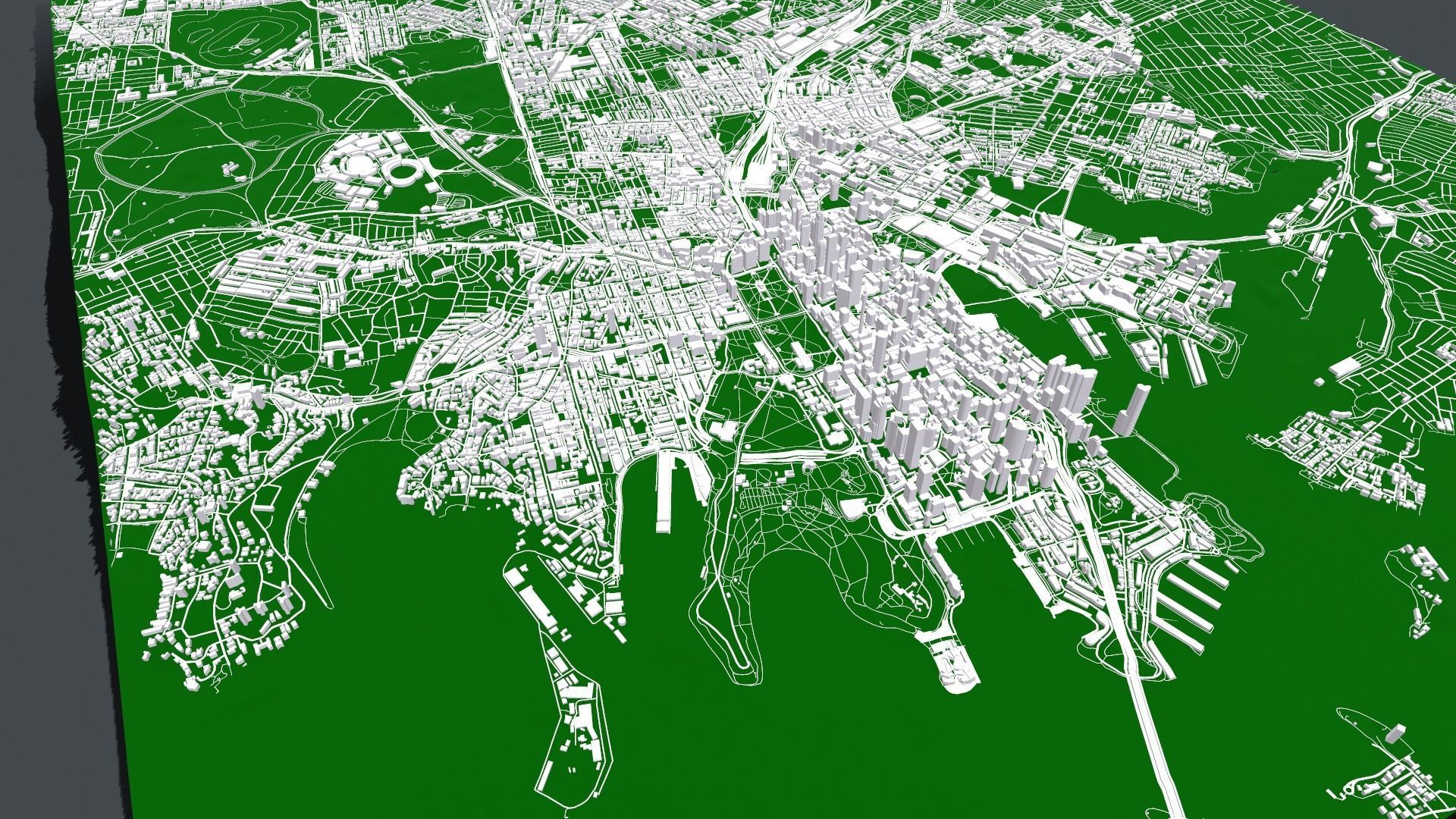 Cityscape Sydney Australia 3D model_12