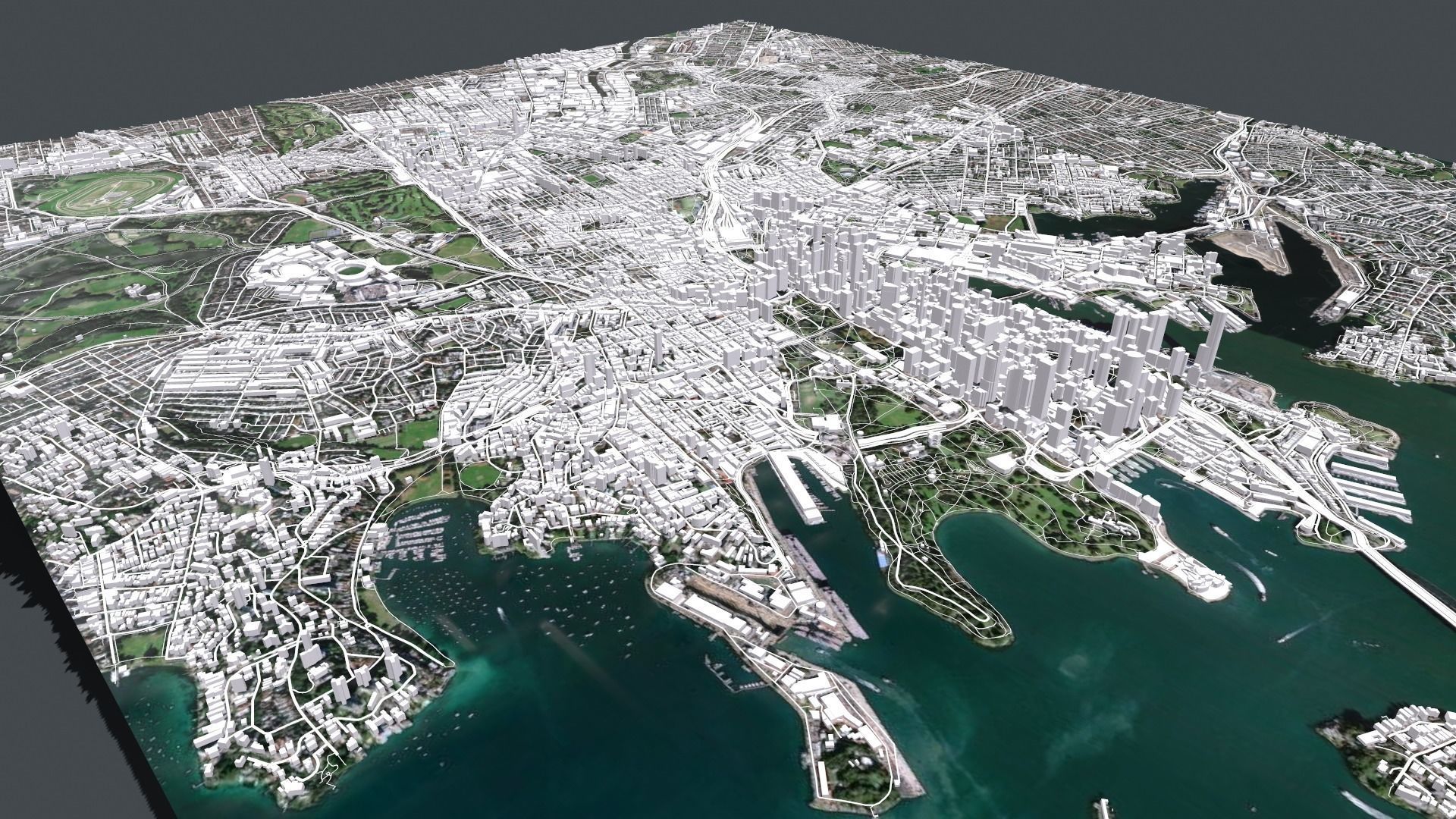 Cityscape Sydney Australia 3D model_9