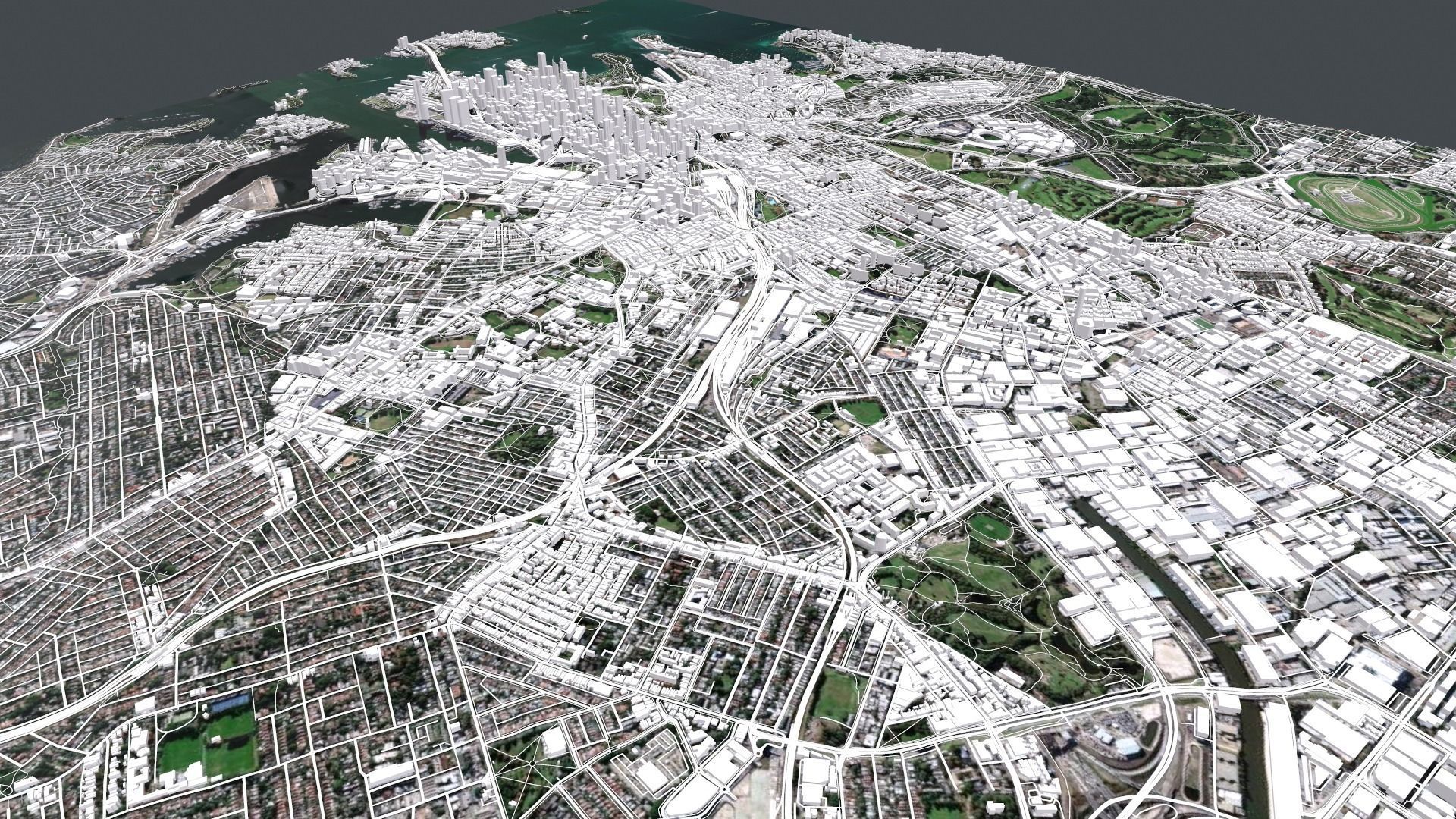 Cityscape Sydney Australia 3D model_5