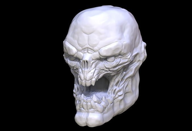 Ghoul Head Sculpt 3D print model