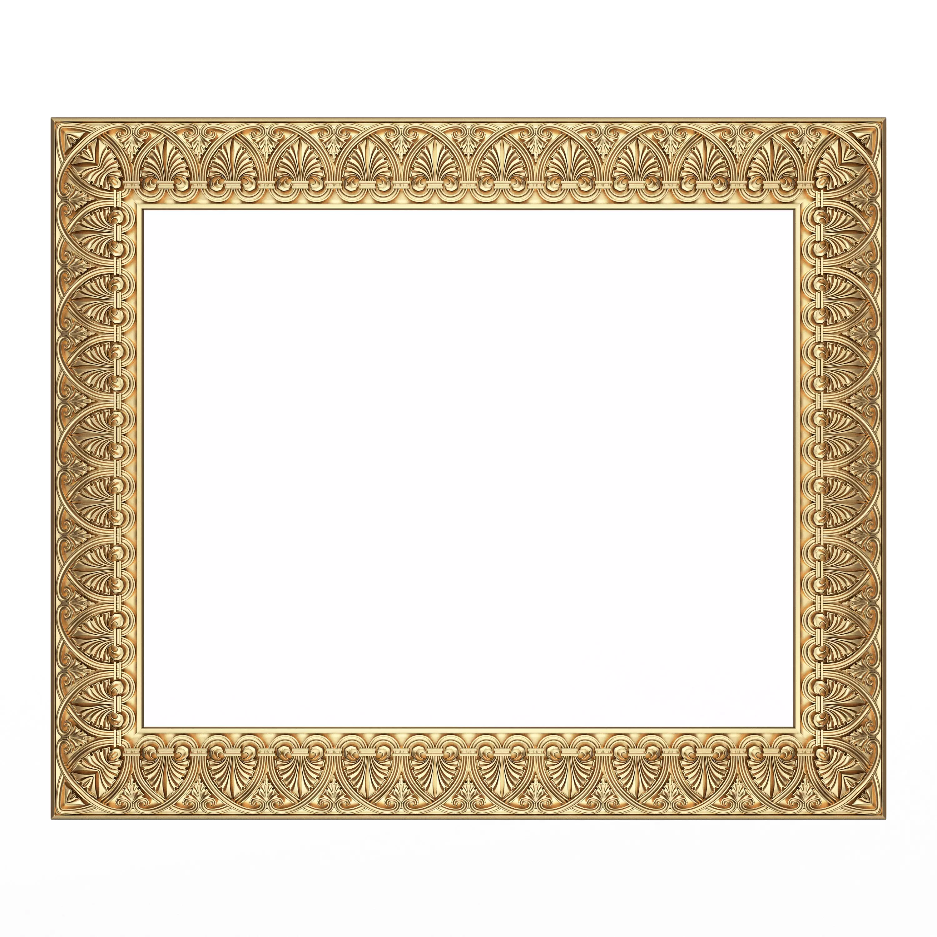 Classic Frame 032 Low-poly 3D model_0