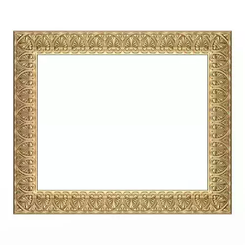 Classic Frame 032 Low-poly 3D model