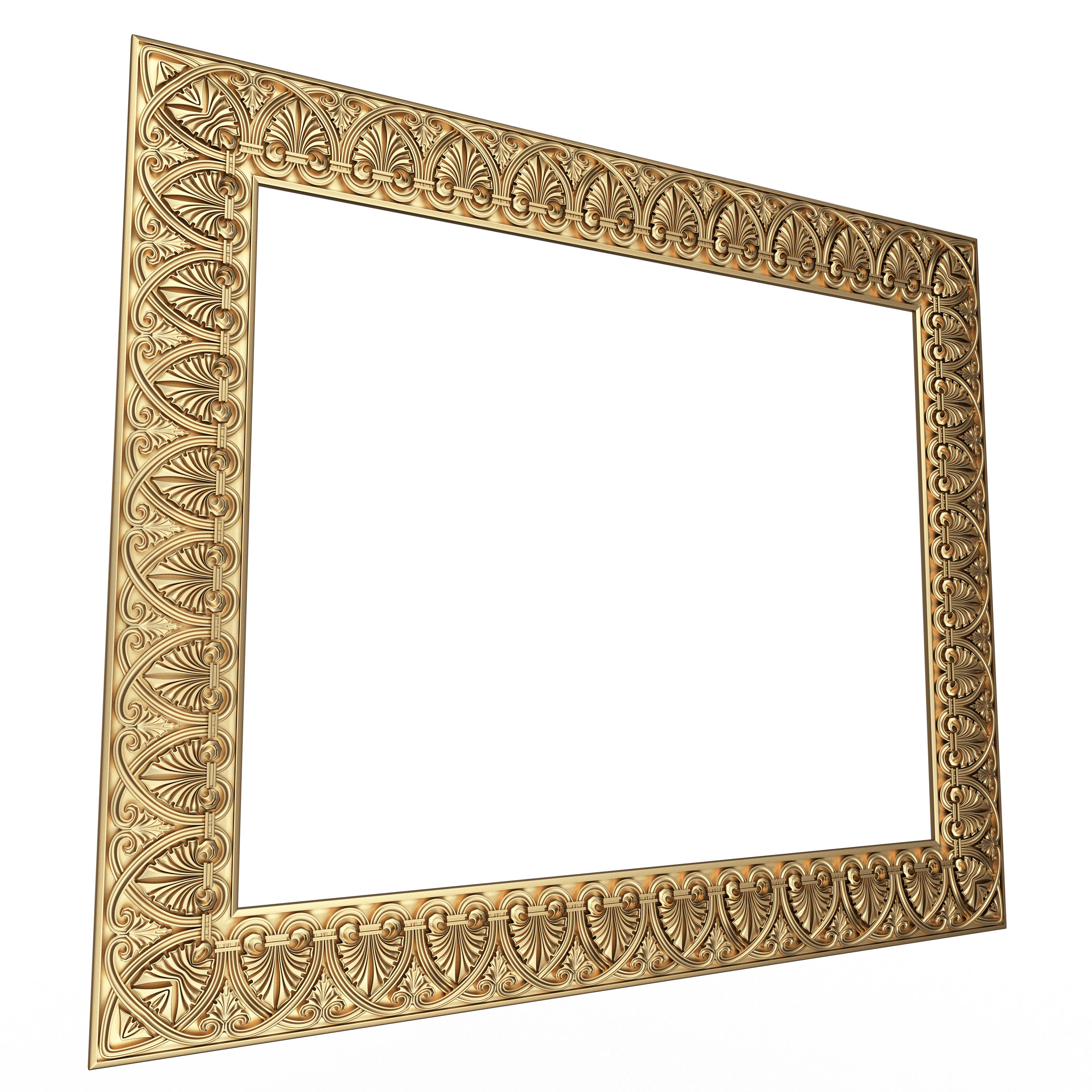 Classic Frame 032 Low-poly 3D model_1