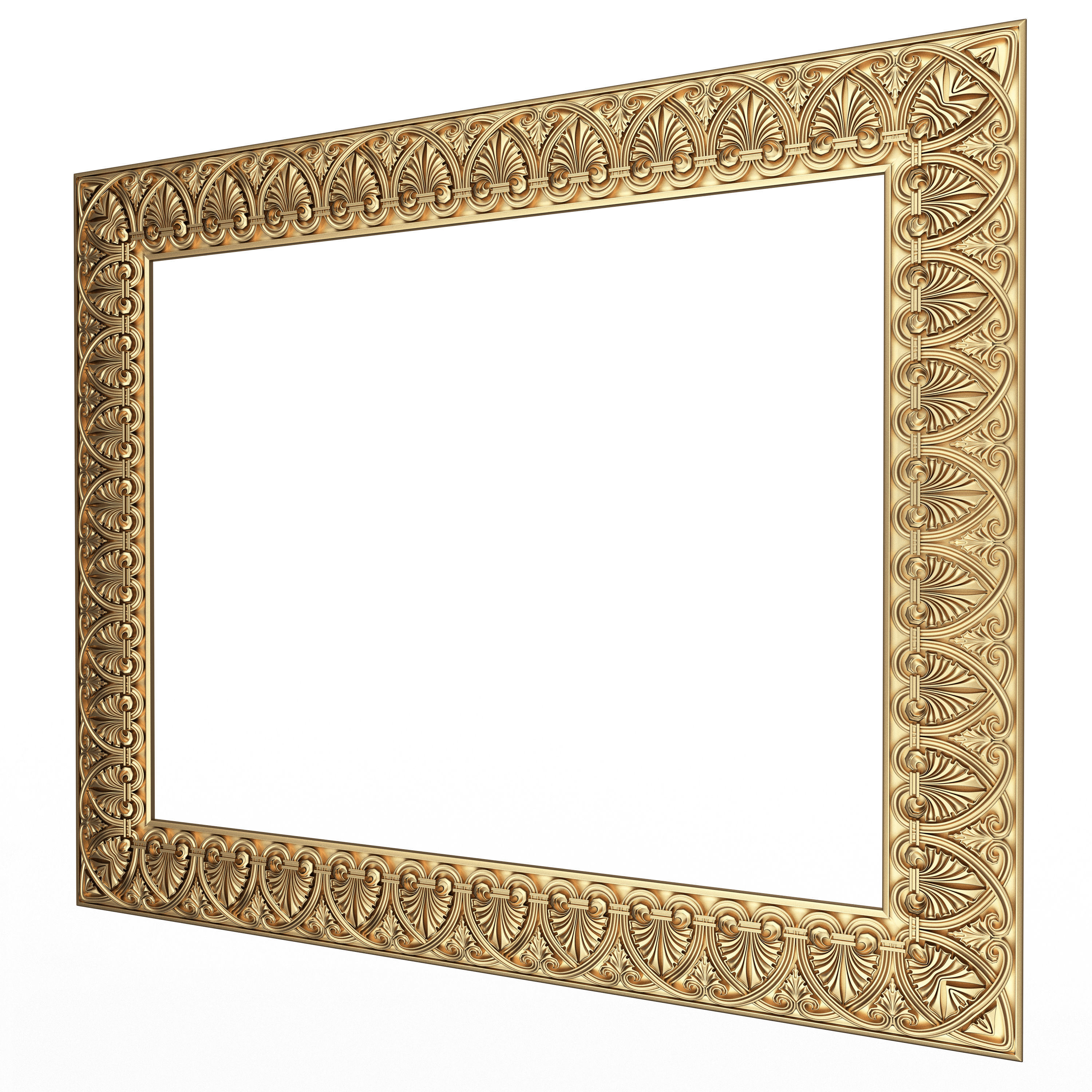 Classic Frame 032 Low-poly 3D model_2