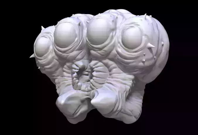 Grub Head Sculpt