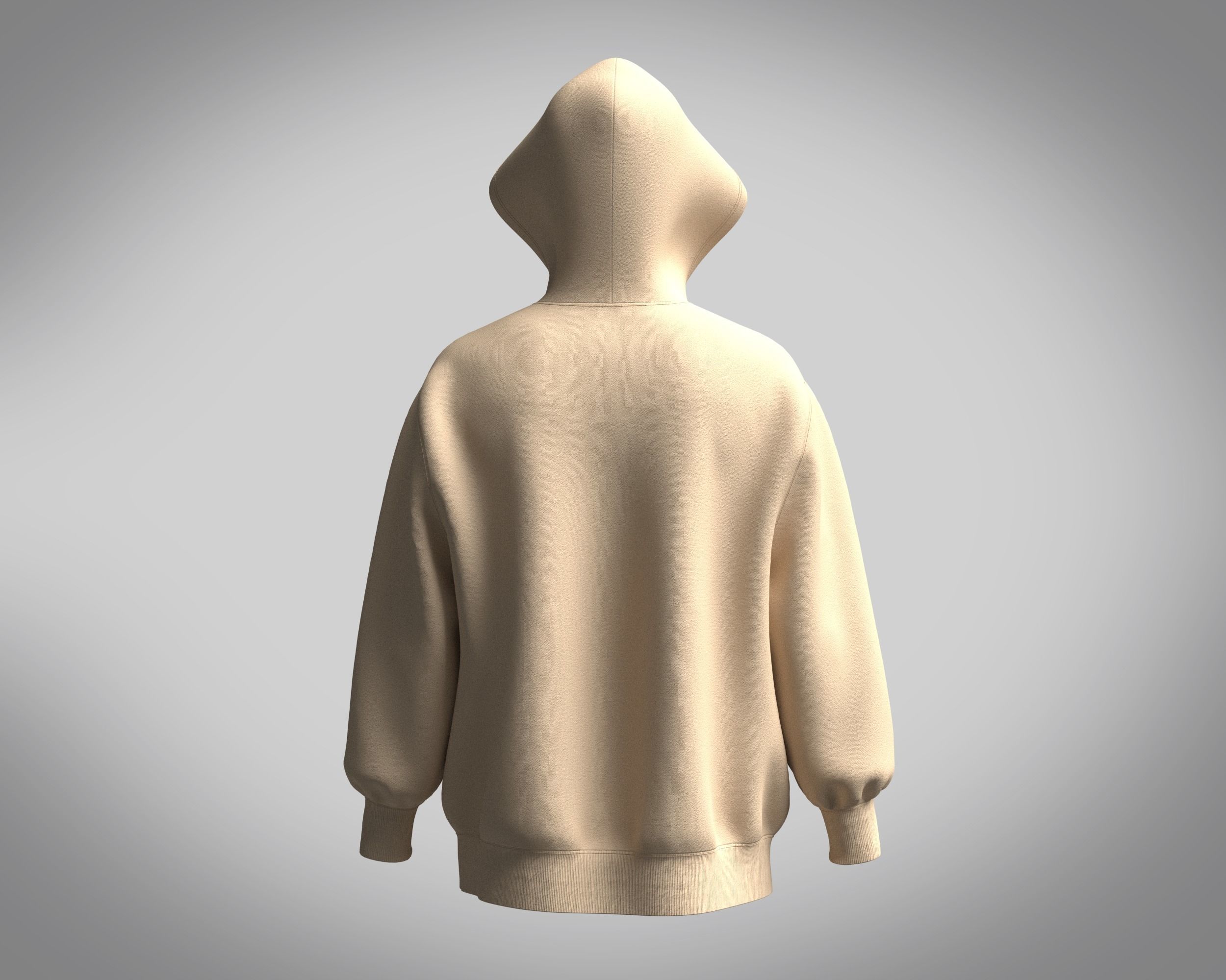 Hoodie-Marvel hooded sweatshirt 3D model_3