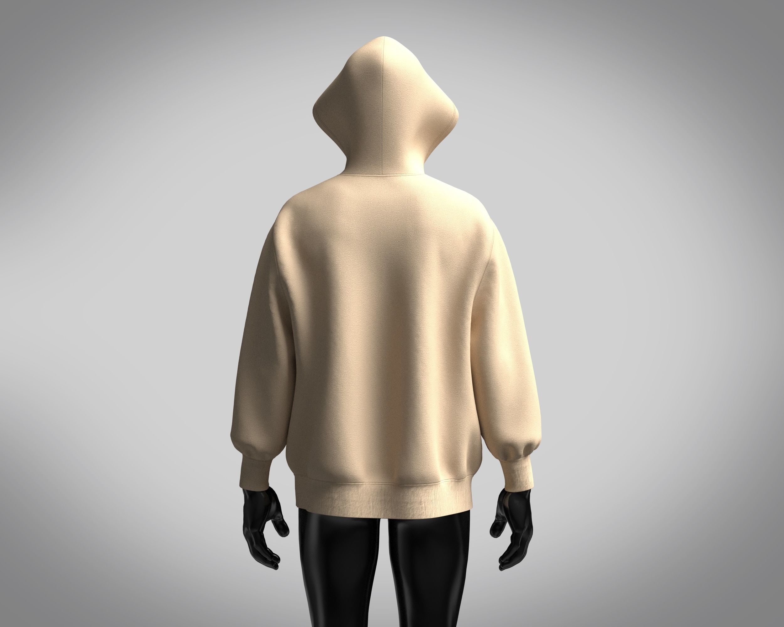 Hoodie-Marvel hooded sweatshirt 3D model_7