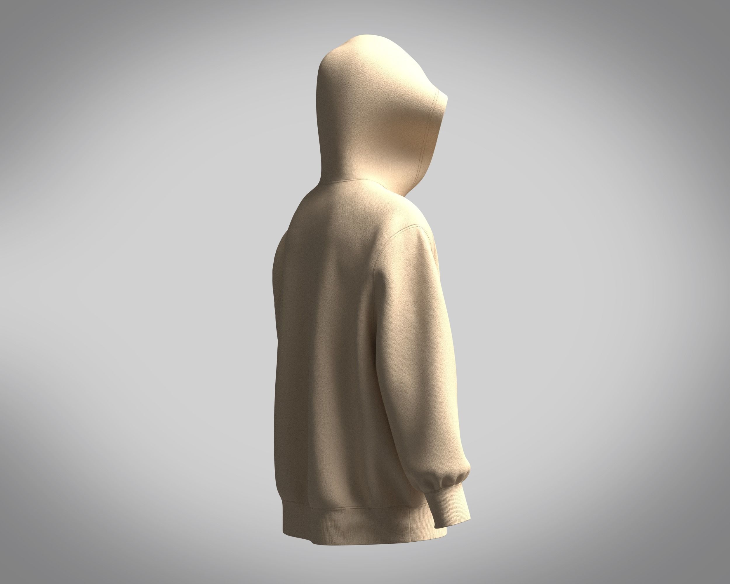 Hoodie-Marvel hooded sweatshirt 3D model_2
