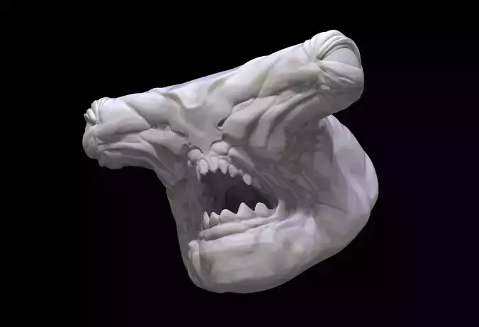 Hammer Head shark monster Sculpt