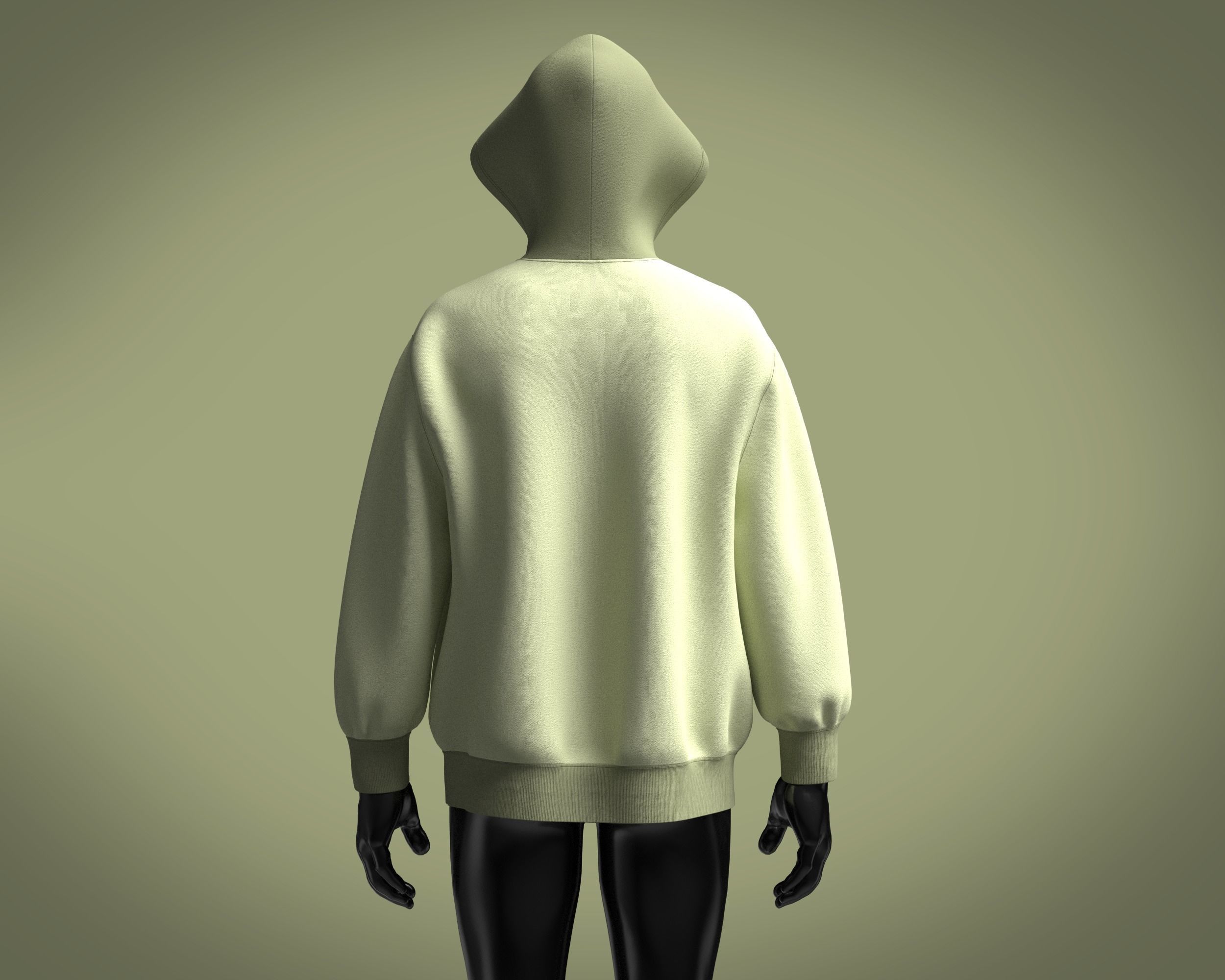 Hoodie-M hoodie 3D model_7