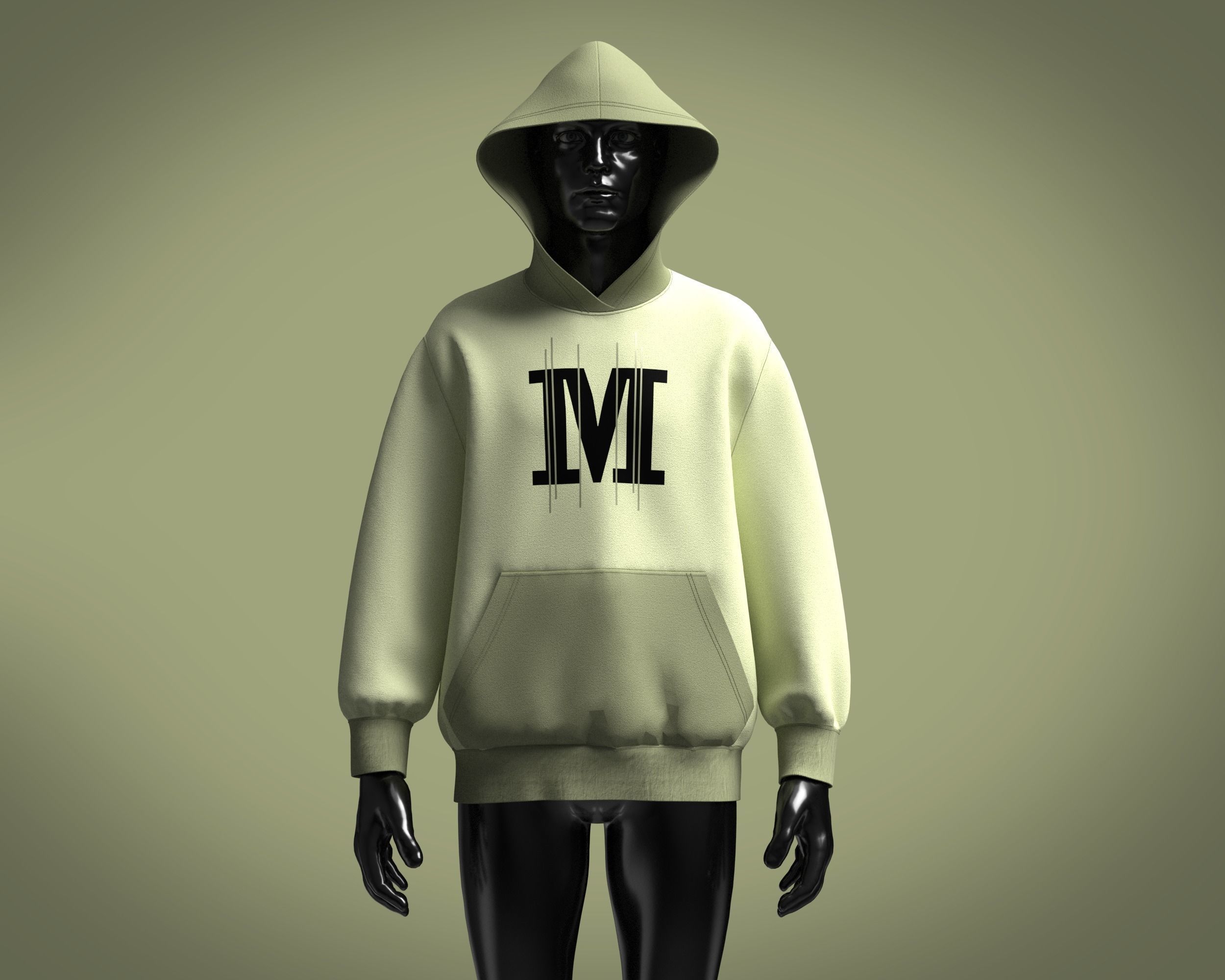 Hoodie-M hoodie 3D model_6