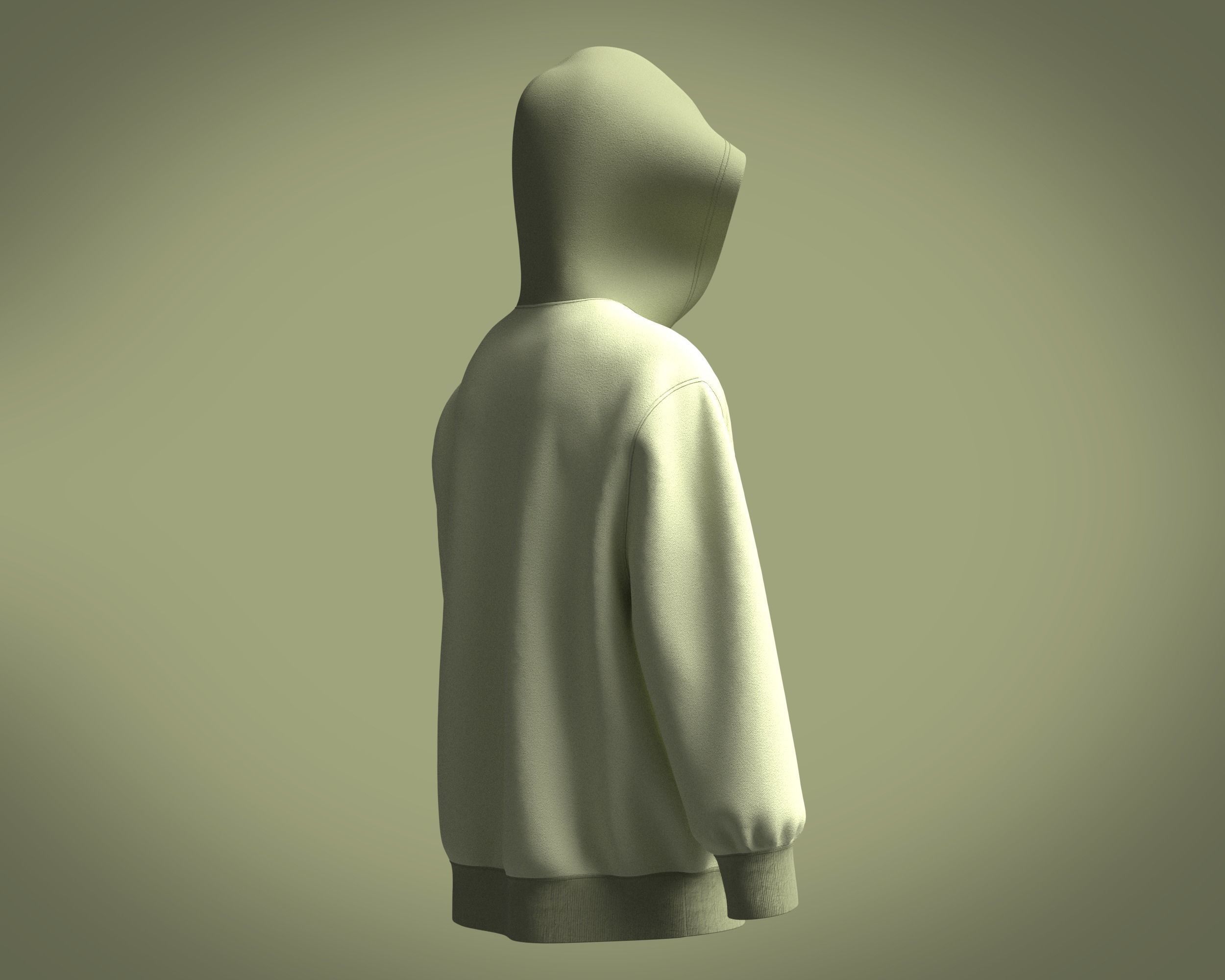 Hoodie-M hoodie 3D model_2