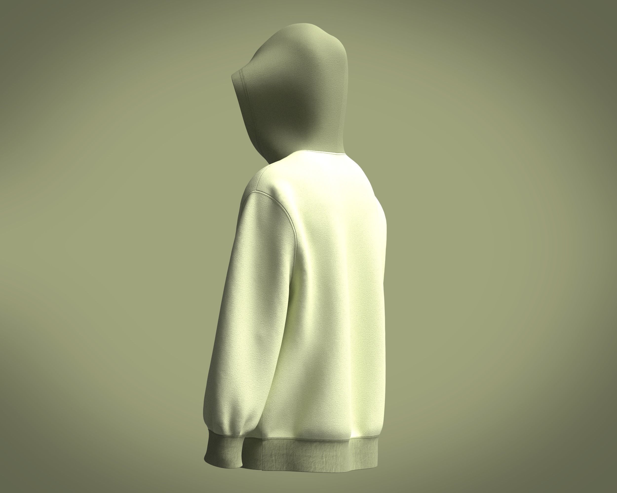 Hoodie-M hoodie 3D model_4