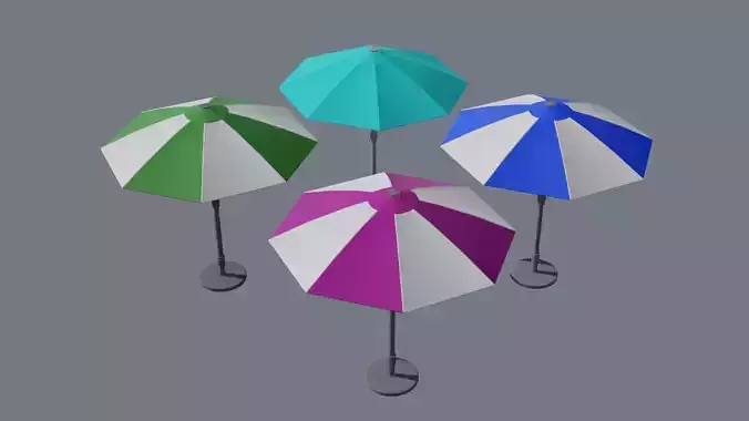 Umbrella Outdoor 3D models collection