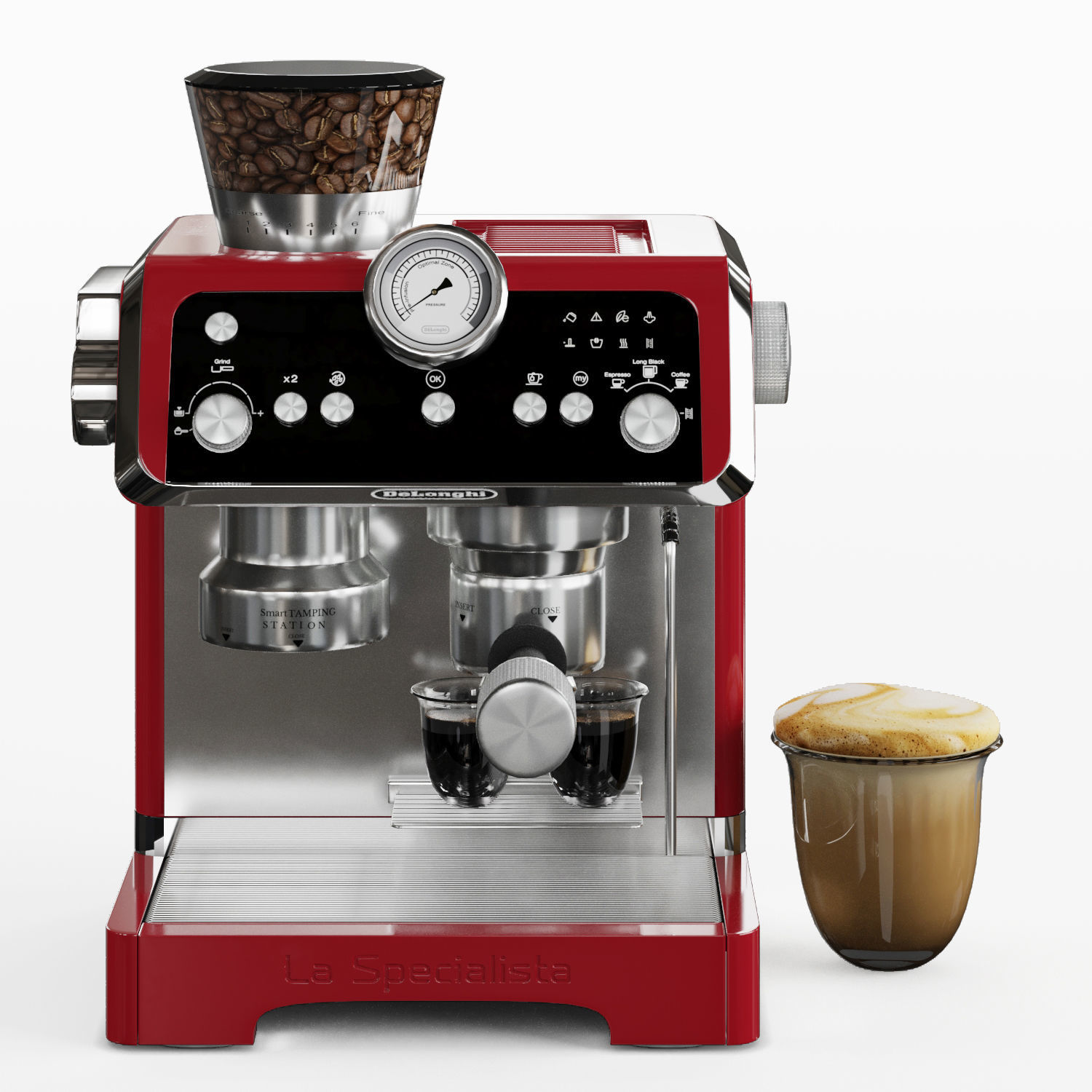 delonghi la specialista prestigio espresso machine 3D model_7