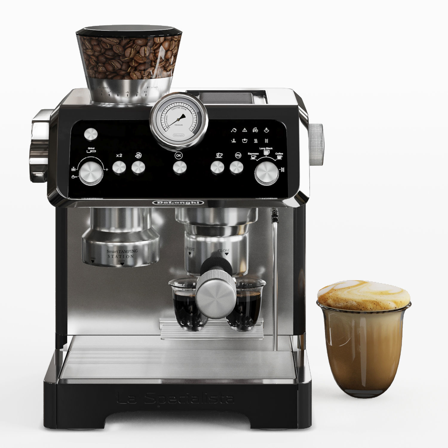delonghi la specialista prestigio espresso machine 3D model_8