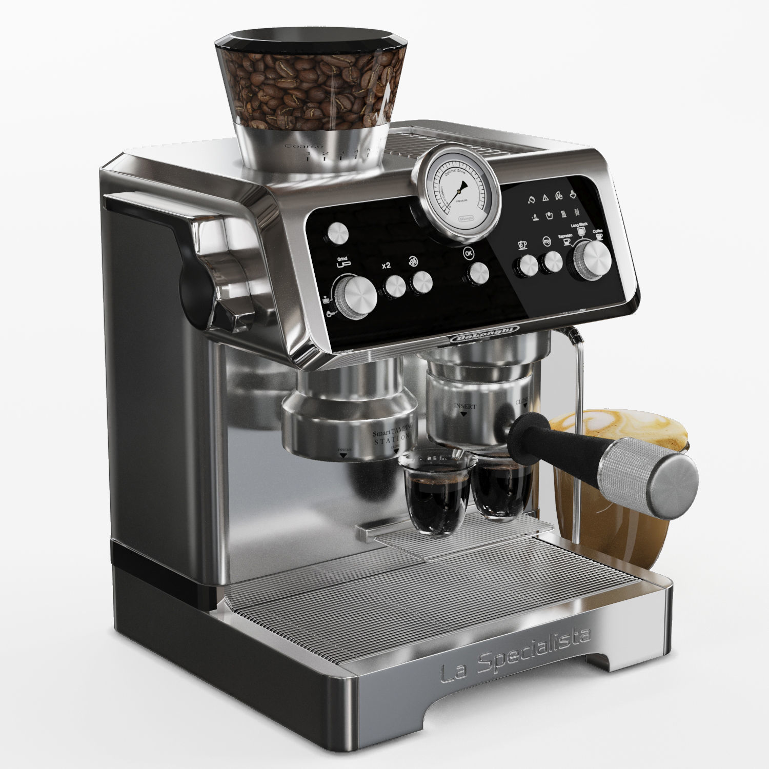 delonghi la specialista prestigio espresso machine 3D model_4