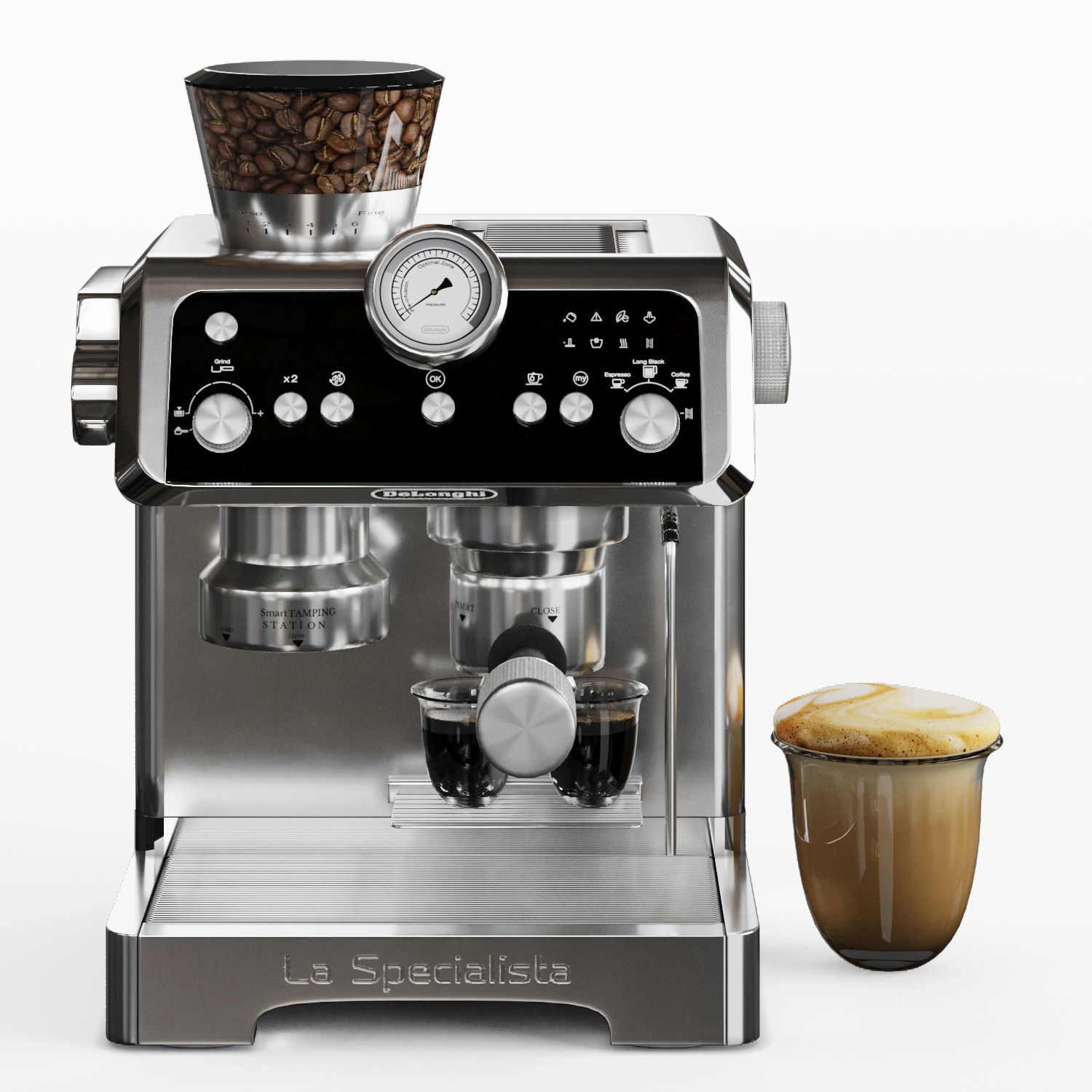 delonghi la specialista prestigio espresso machine 3D model_1