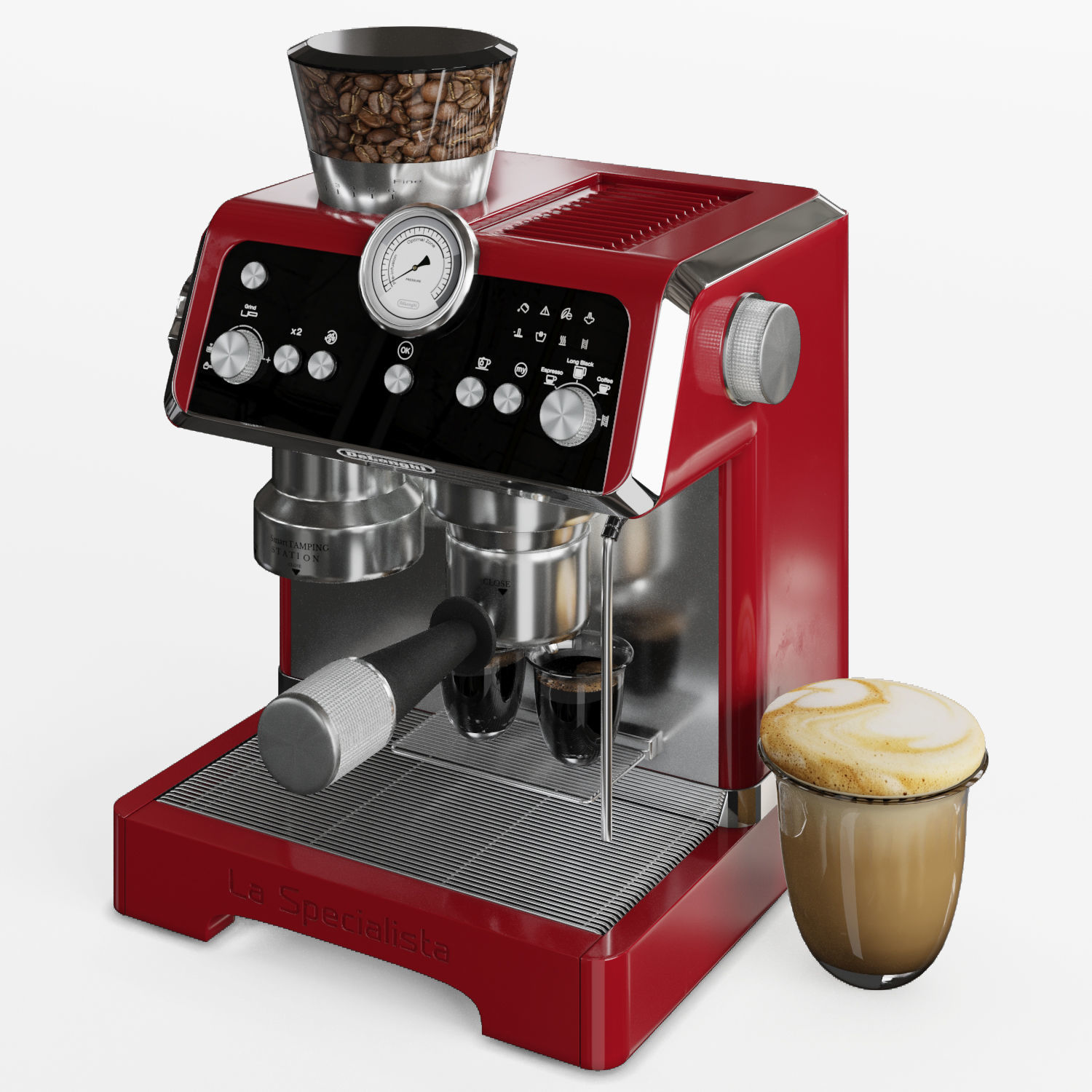 delonghi la specialista prestigio espresso machine 3D model_5
