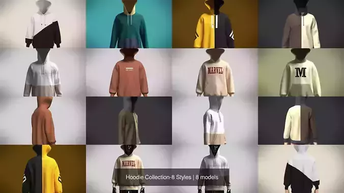 Hoodie Collection-8 Styles