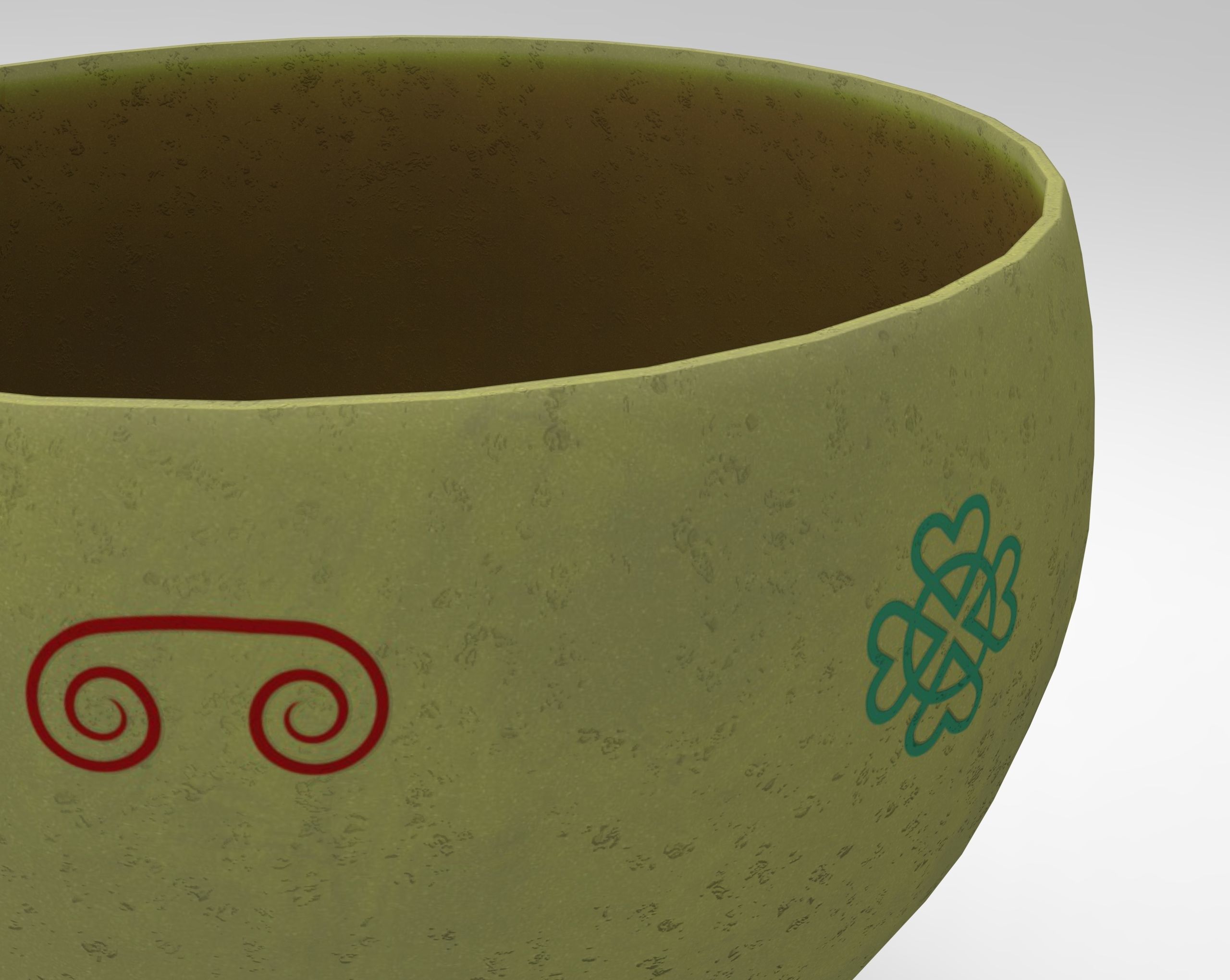 Ancient  Pots Low poly 3D model Low-poly 3D model_6