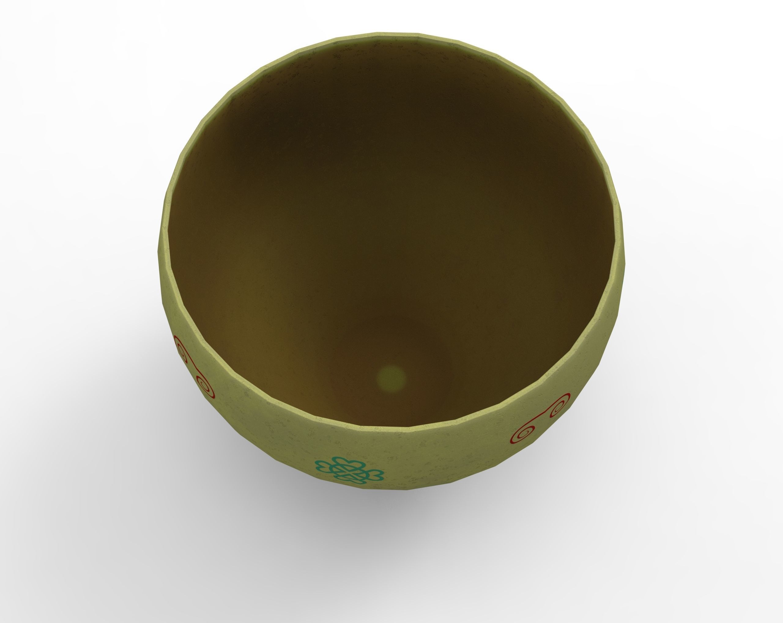 Ancient  Pots Low poly 3D model Low-poly 3D model_4