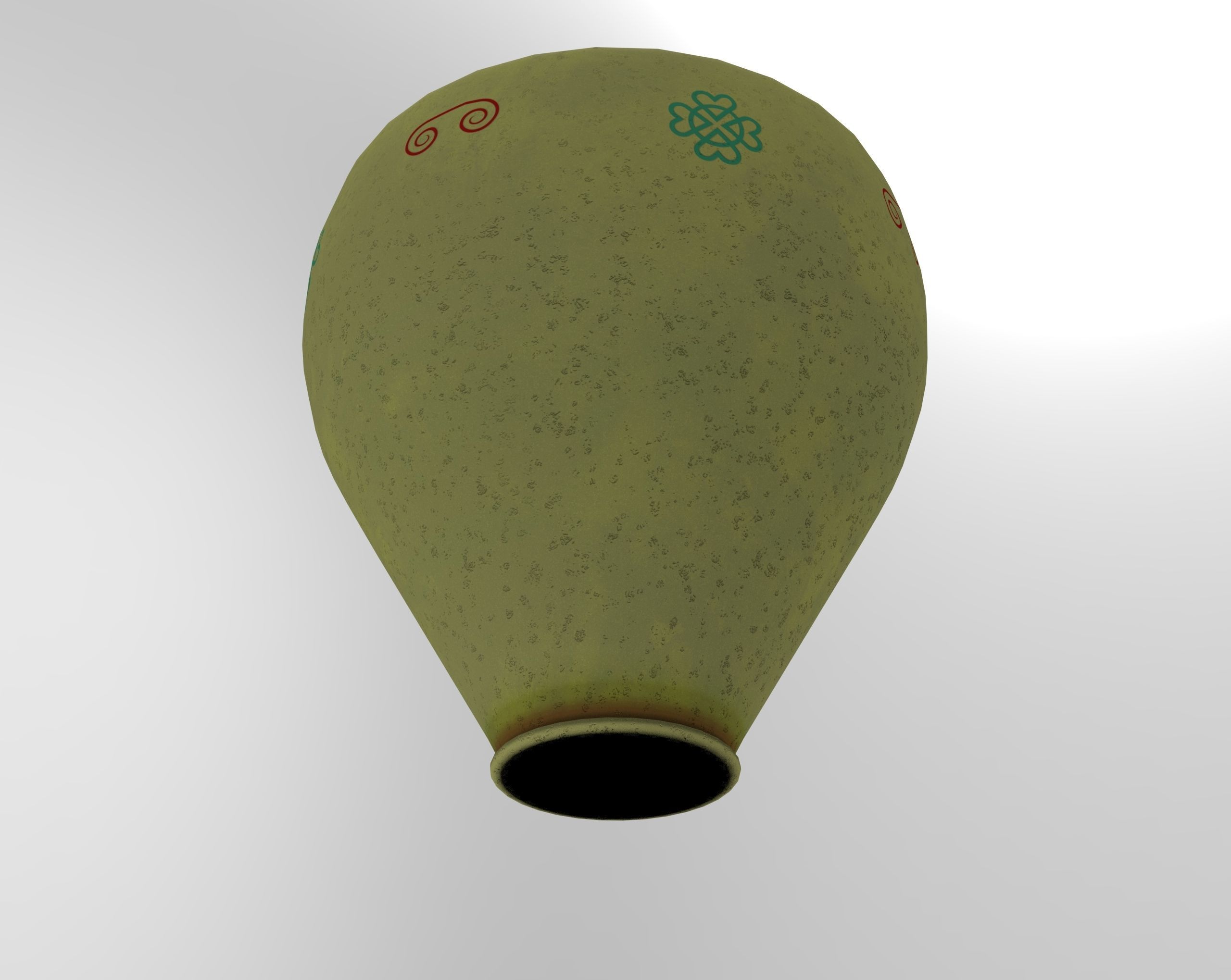 Ancient  Pots Low poly 3D model Low-poly 3D model_9
